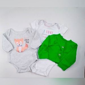 3 xBaby clothes 3-6M